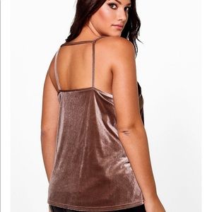 Velvet Tank Top - Mauve